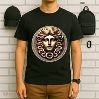 Medusa Head Myth Gorgon Snake Hair Greek Mythology Gift T-Shirt thumb 6
