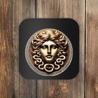 Medusa Head Myth Gorgon Snake Hair Greek Mythology Gift Coaster thumb 0