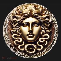 Medusa Head Myth Gorgon Snake Hair Greek Mythology Gift Women's Hoodie thumb 2