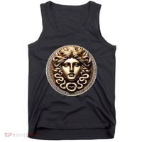 Medusa Head Myth Gorgon Snake Hair Greek Mythology Gift Tank Top thumb 0