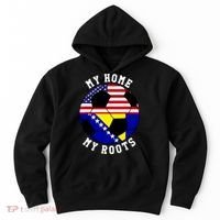 My Home My Roots Bosnia Flag Soccer Hoodie thumb 0