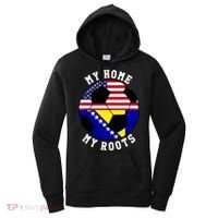 My Home My Roots Bosnia Flag Soccer Women's Hoodie thumb 0