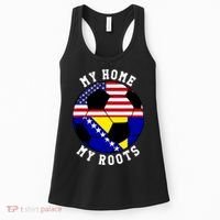 My Home My Roots Bosnia Flag Soccer Women's Tank Top thumb 0