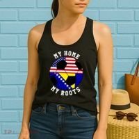 My Home My Roots Bosnia Flag Soccer Women's Tank Top thumb 2