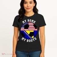My Home My Roots Bosnia Flag Soccer Women's T-Shirt thumb 4