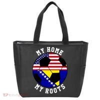 My Home My Roots Bosnia Flag Soccer Tote Bag thumb 0