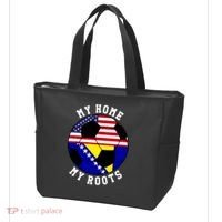 My Home My Roots Bosnia Flag Soccer Tote Bag thumb 3