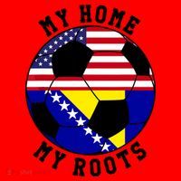 My Home My Roots Bosnia Flag Soccer Santa Hat thumb 1