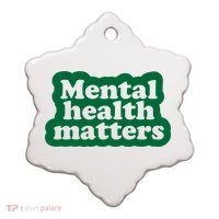 Mental Health Matters Awareness Ceramic Ornament thumb 0