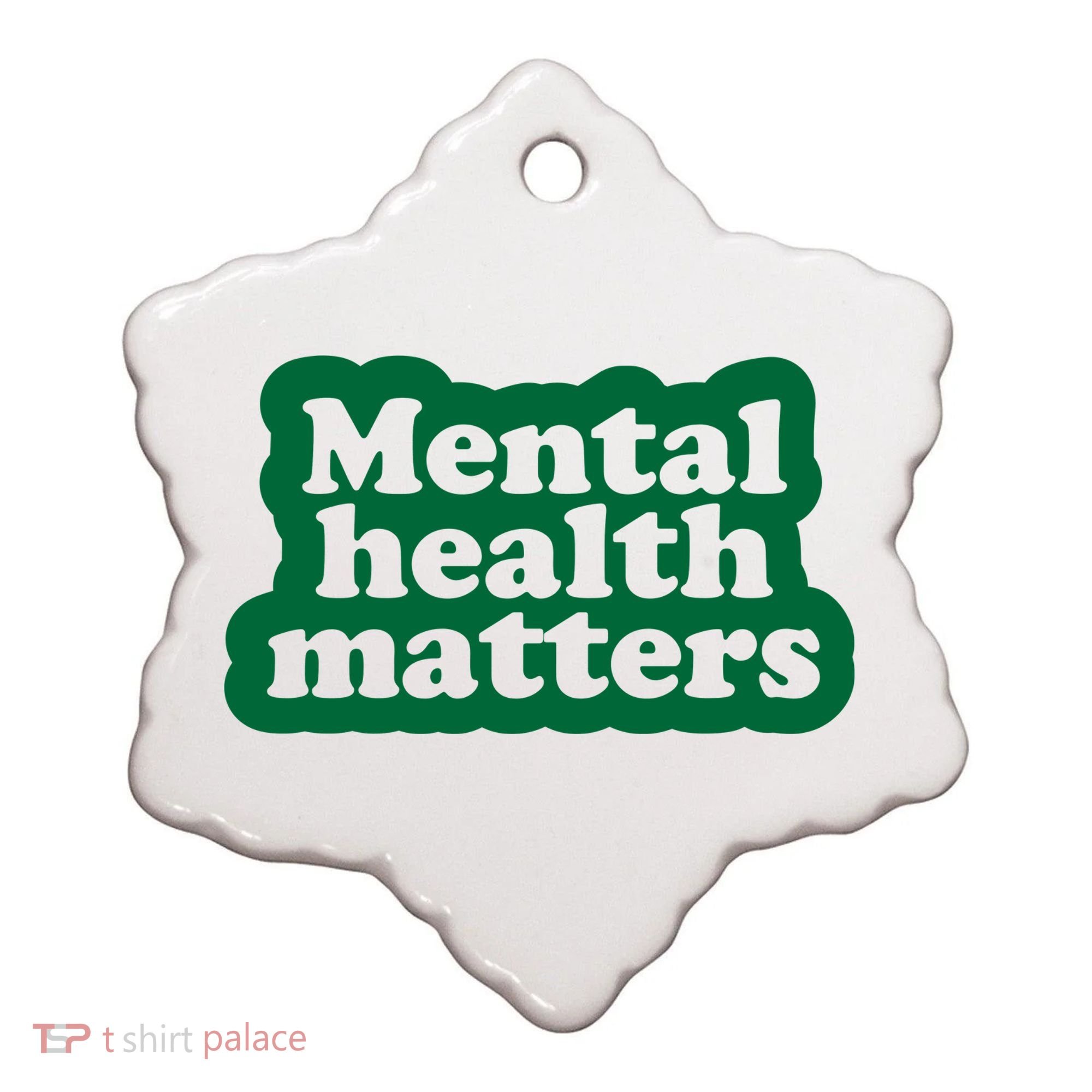 Mental Health Matters Awareness Ceramic Ornament