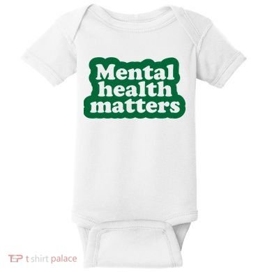 Mental Health Matters Awareness Baby Bodysuit