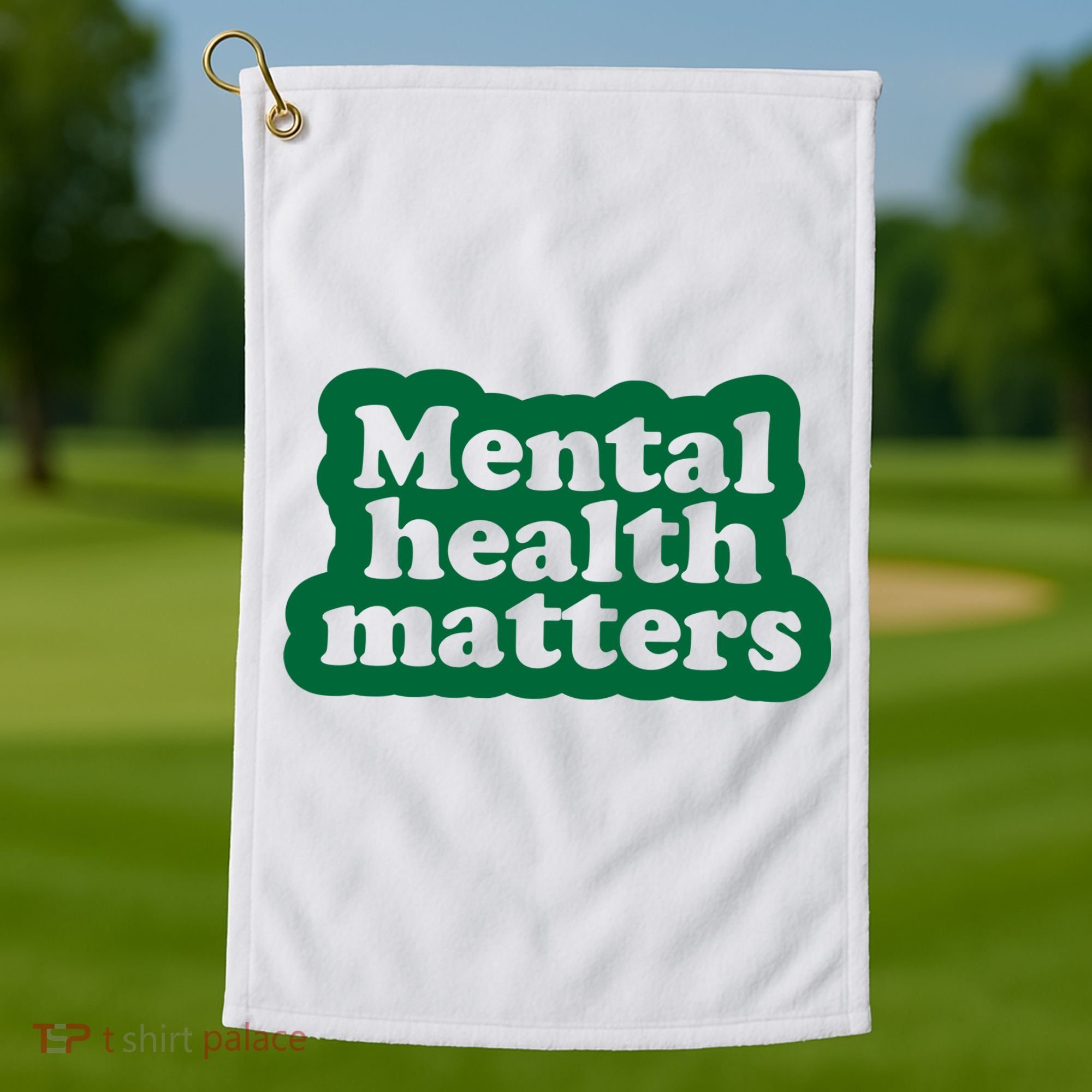 Mental Health Matters Awareness Golf Towel