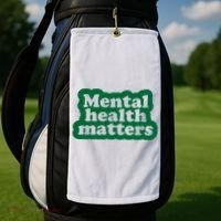 Mental Health Matters Awareness Golf Towel thumb 2