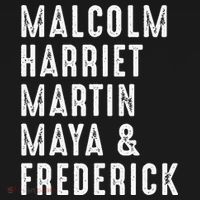 Malcolm Harriet Martin Maya Frederick Black Leaders USA-Made Doggie Bandana thumb 2
