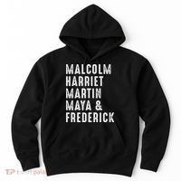 Malcolm Harriet Martin Maya Frederick Black Leaders Hoodie thumb 0
