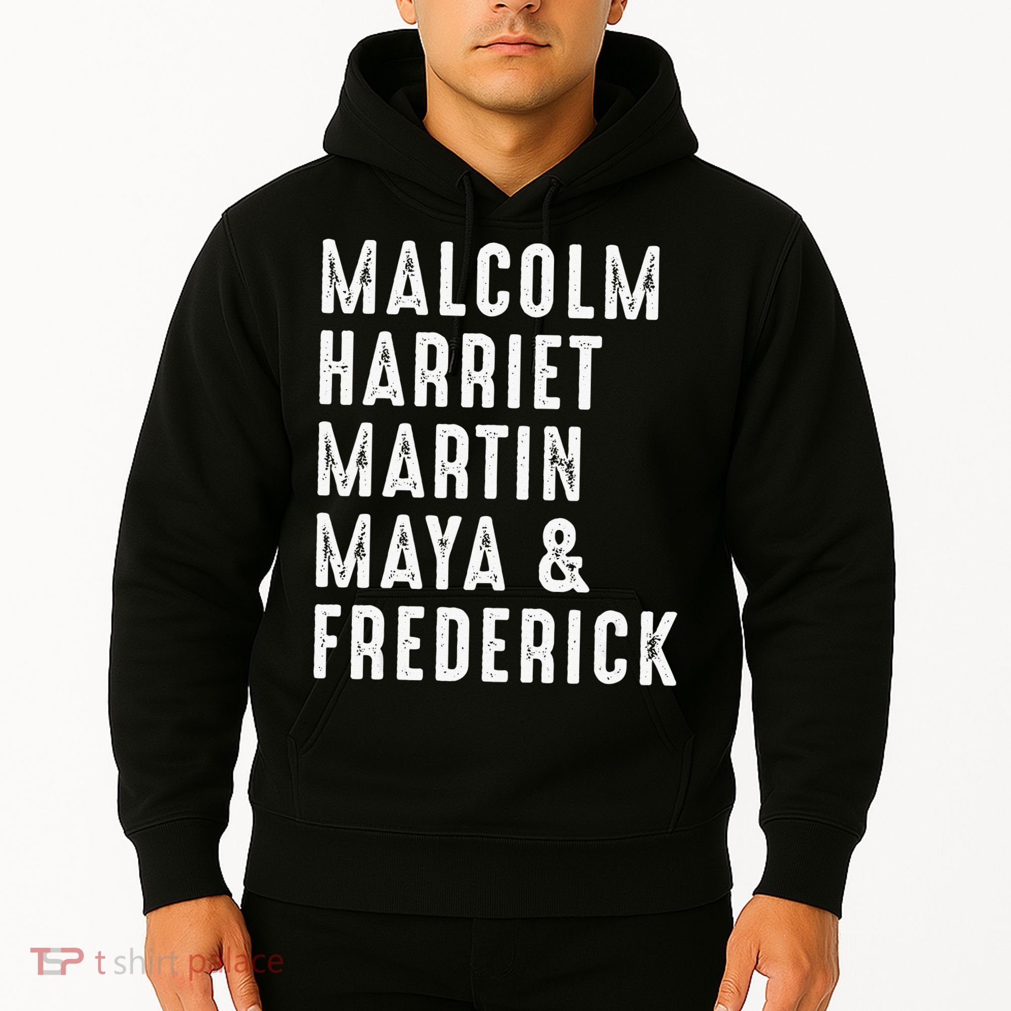 Malcolm Harriet Martin Maya Frederick Black Leaders Hoodie