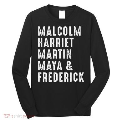 Malcolm Harriet Martin Maya Frederick Black Leaders Long Sleeve Shirt