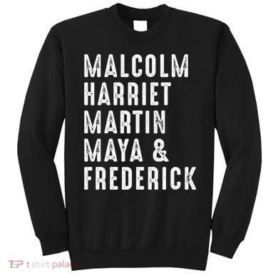 Malcolm Harriet Martin Maya Frederick Black Leaders Sweatshirt