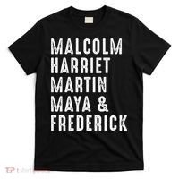 Malcolm Harriet Martin Maya Frederick Black Leaders T-Shirt thumb 0