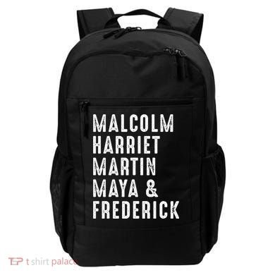 Malcolm Harriet Martin Maya Frederick Black Leaders Backpack