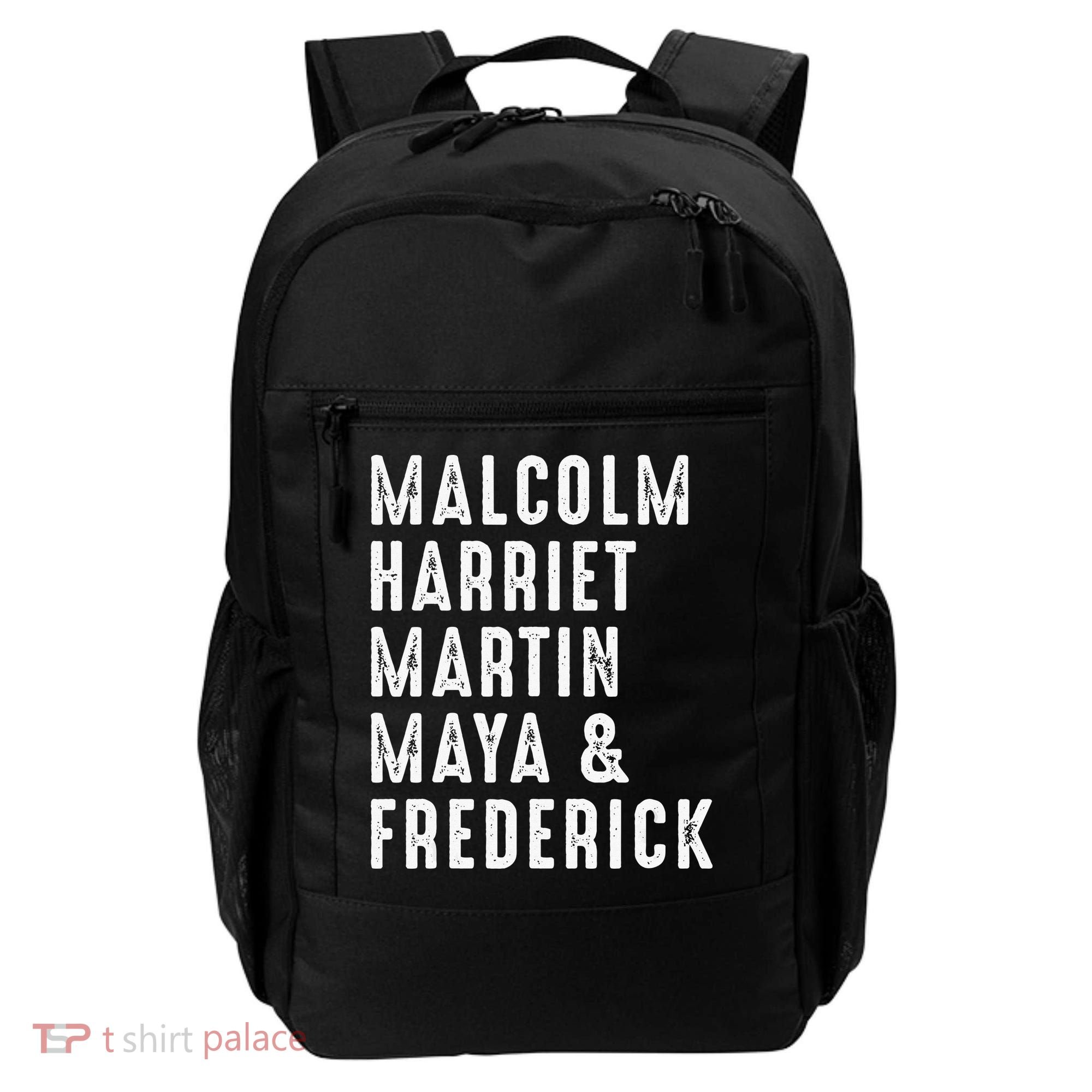Malcolm Harriet Martin Maya Frederick Black Leaders Backpack