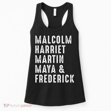 Malcolm Harriet Martin Maya Frederick Black Leaders Women's Tank Top