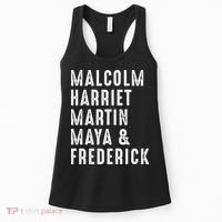 Malcolm Harriet Martin Maya Frederick Black Leaders Women's Tank Top thumb 0