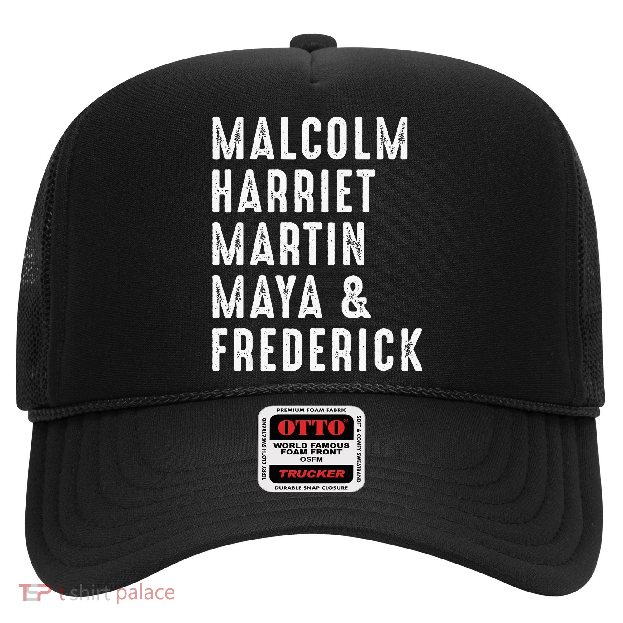 Malcolm Harriet Martin Maya Frederick Black Leaders Hat