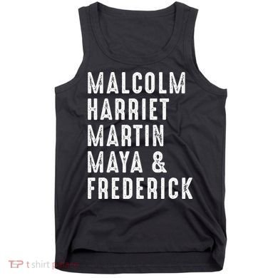 Malcolm Harriet Martin Maya Frederick Black Leaders Tank Top