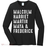Malcolm Harriet Martin Maya Frederick Black Leaders Women's Long Sleeve Shirt thumb 0