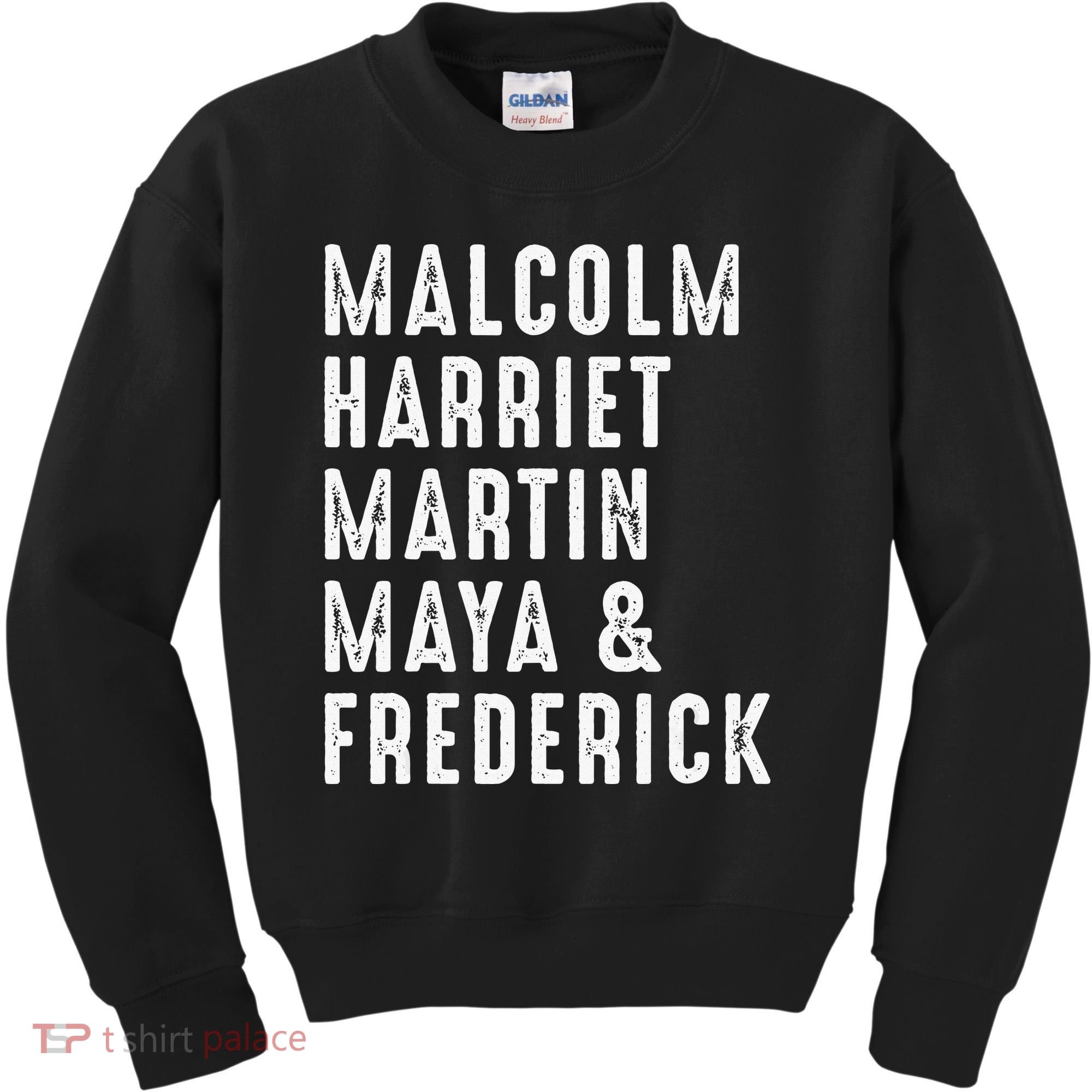 Malcolm Harriet Martin Maya Frederick Black Leaders Kids Sweatshirt