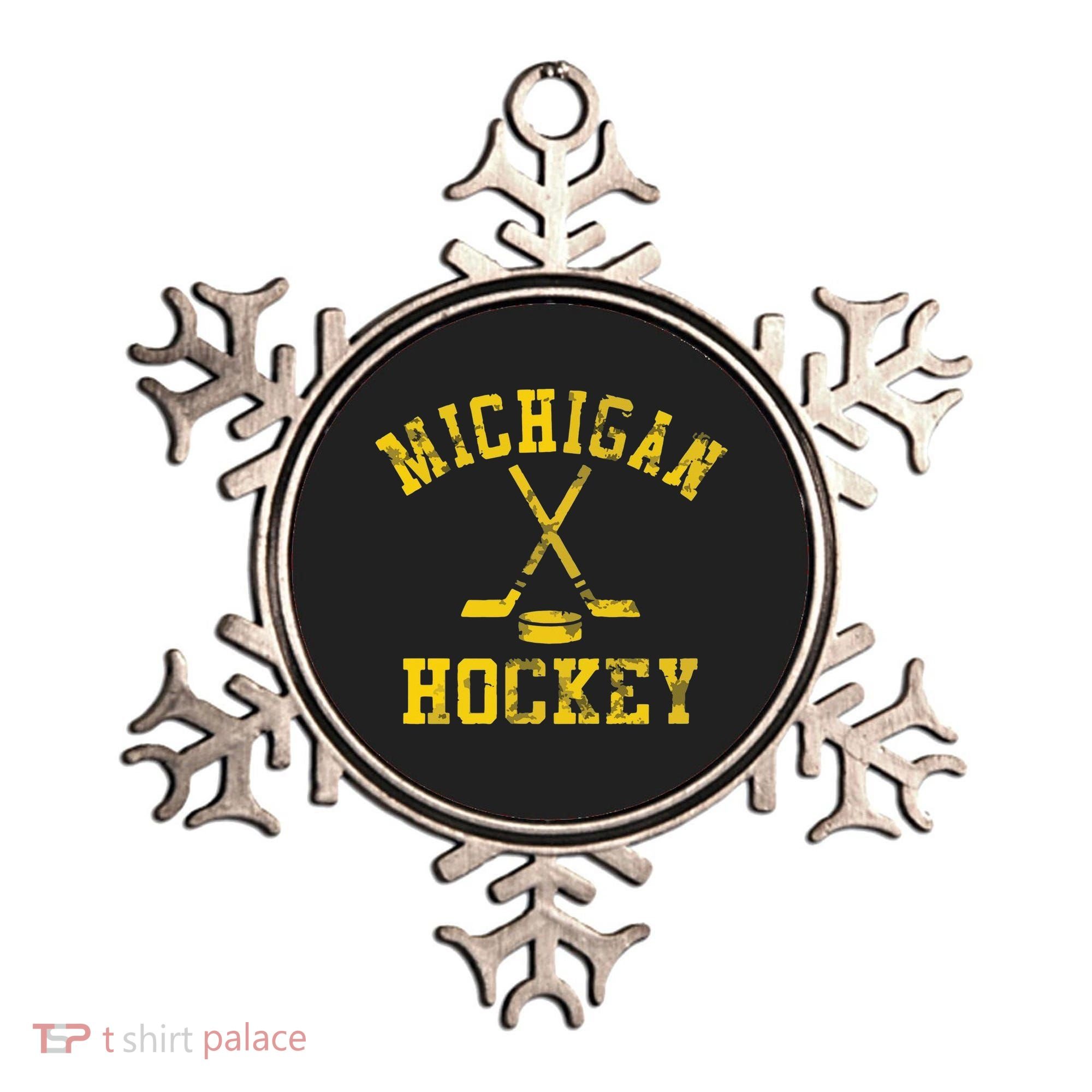 Michigan Hockey Ornament