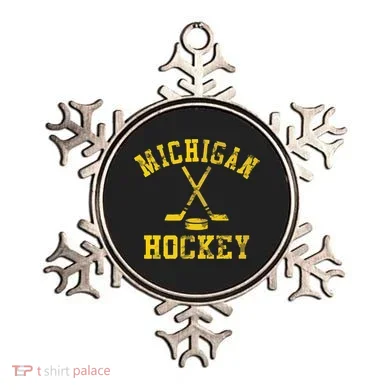 Michigan Hockey Ornament