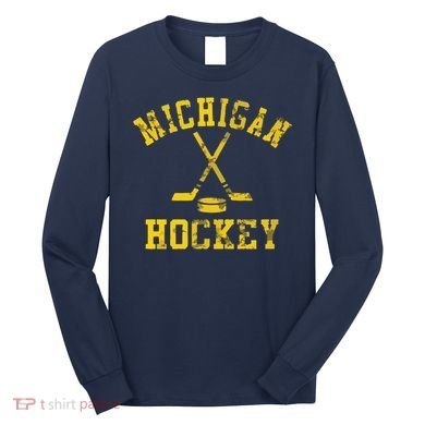 Michigan Hockey Long Sleeve Shirt
