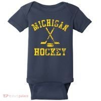 Michigan Hockey Baby Bodysuit thumb 0