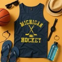 Michigan Hockey Tank Top thumb 4
