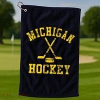 Michigan Hockey Golf Towel thumb 1