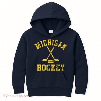 Michigan Hockey Kids Hoodie