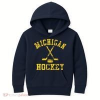 Michigan Hockey Kids Hoodie thumb 0