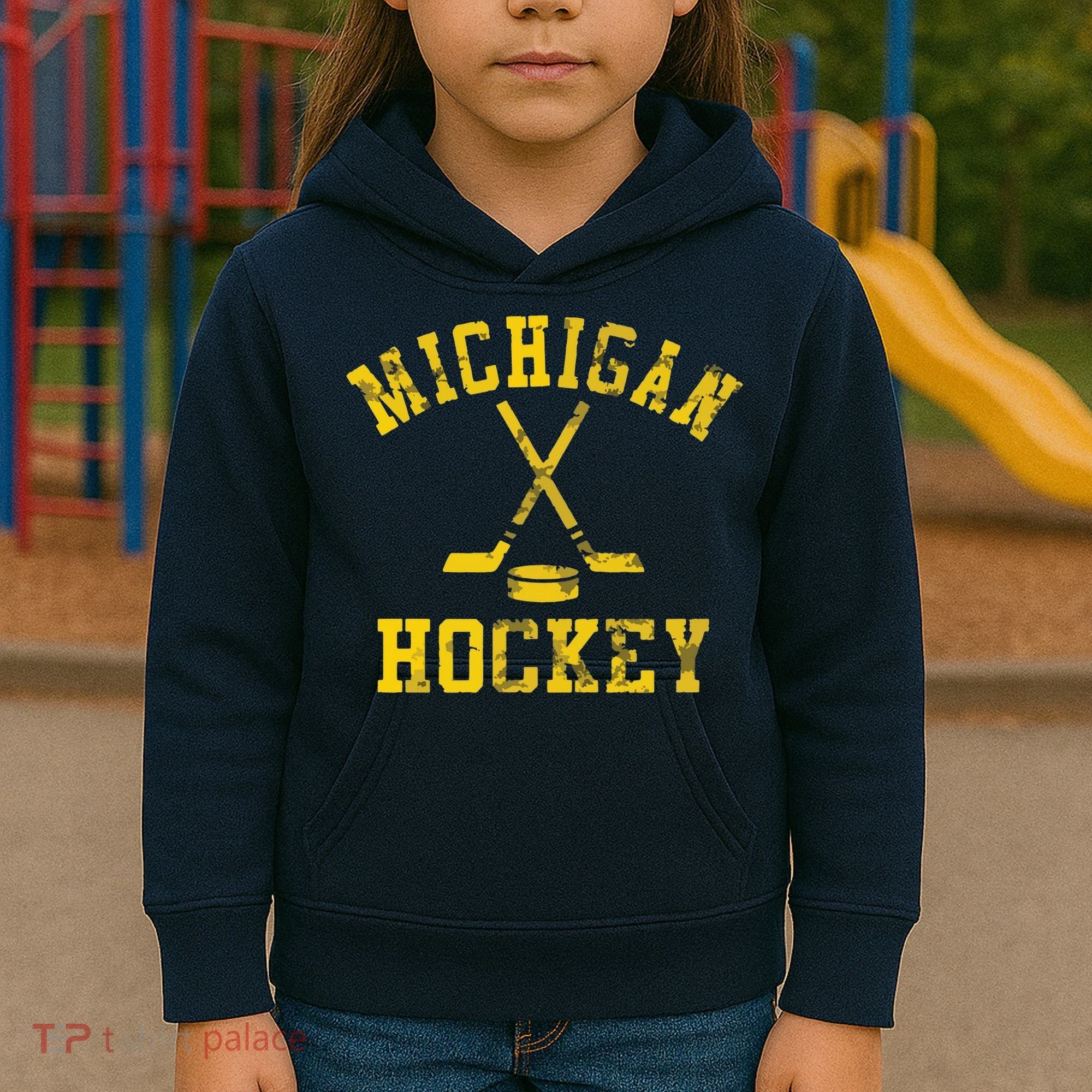 Michigan Hockey Kids Hoodie