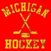 Michigan Hockey Santa Hat thumb 1