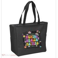 Mental Health Matters Quote Tote Bag thumb 2