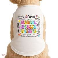 Mental Health Matters Quote Doggie Tank thumb 0