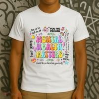 Mental Health Matters Quote T-Shirt thumb 3