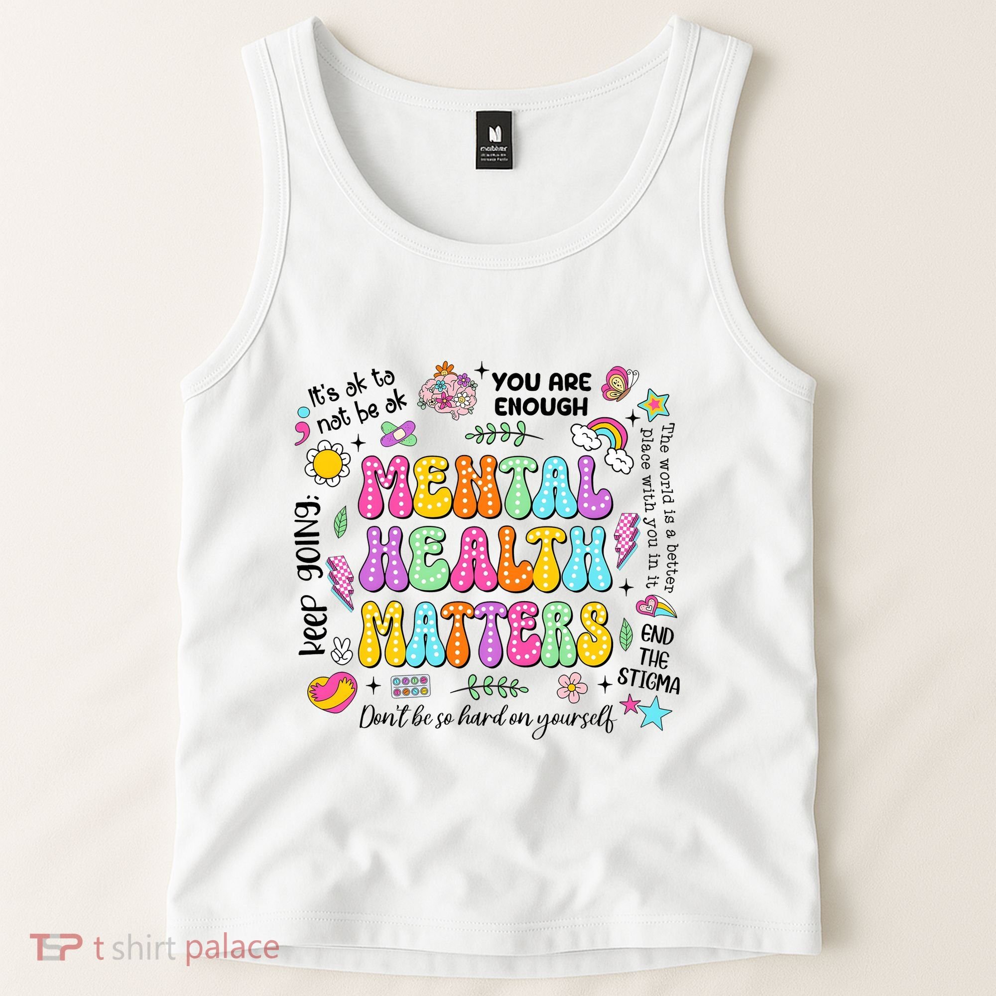Mental Health Matters Quote Tank Top