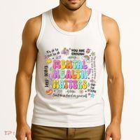 Mental Health Matters Quote Tank Top thumb 3