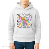 Mental Health Matters Quote Kids Hoodie thumb 4