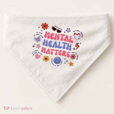 Mental Health Matters USA-Made Doggie Bandana