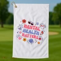 Mental Health Matters Golf Towel thumb 1