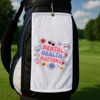 Mental Health Matters Golf Towel thumb 2